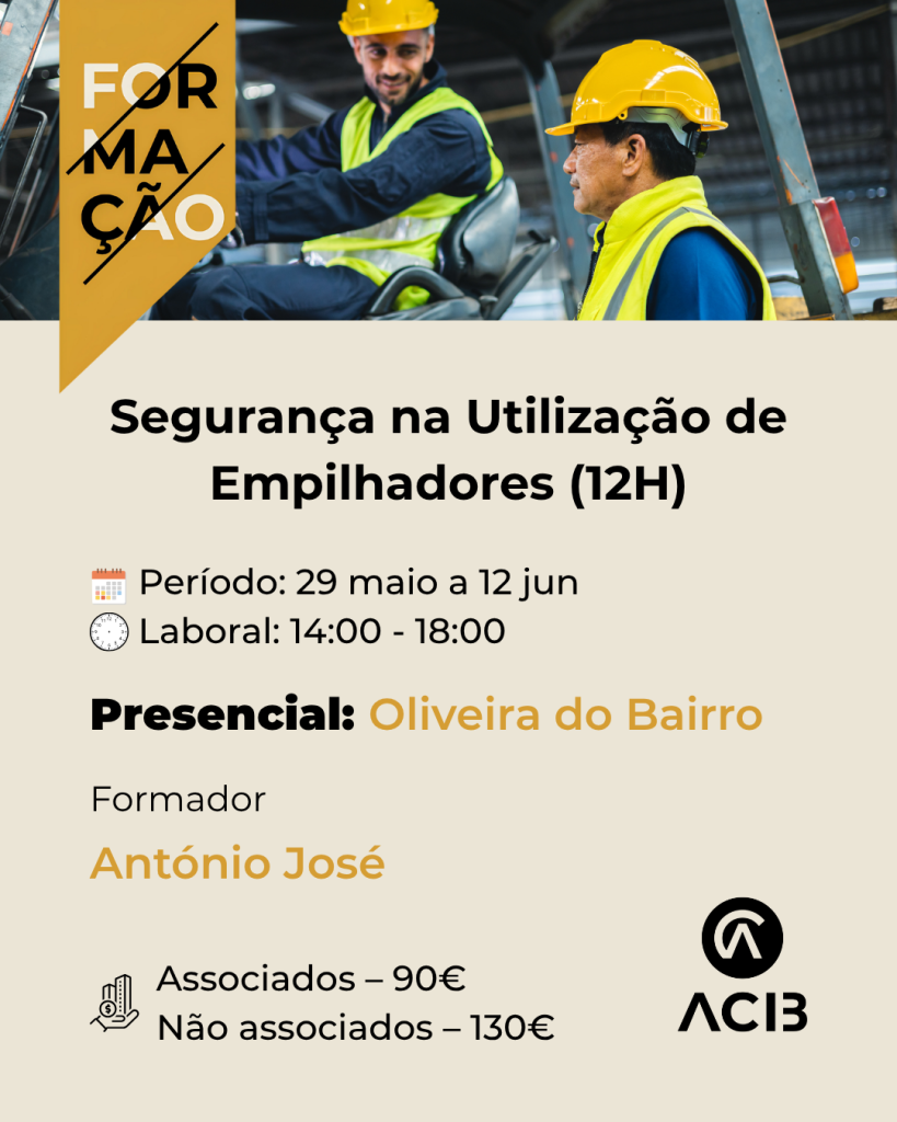ACIB Formação: Segurança na utilização de empilhadores.